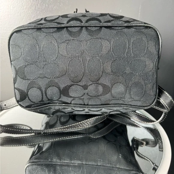 COACH Monogram Signature Jacquard Backpack EUC, NO CALLOUTS - Picture 5 of 6